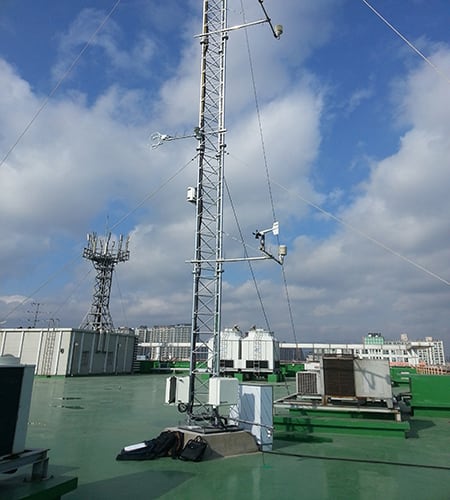 Weather station installed by B&P International for WISE project featuring Apogee SP-111 Infrared Radiometer