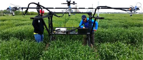 Field phenotyping system platform feature Apogee Instruments' infrared radiometer