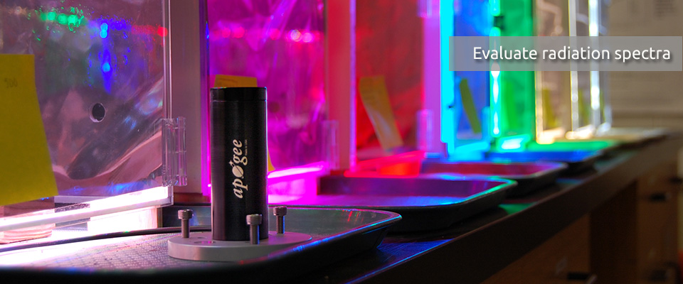 Spectroradiometers from Apogee Instruments Spectroradiometers from Apogee Instruments