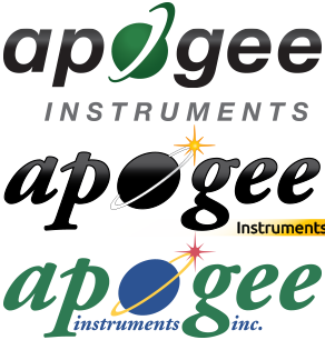 Apogee Instruments Logo Evolution Apogee Instruments Logo Evolution